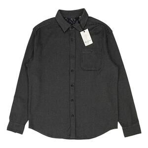 Robert Graham Bressett Button Down Mens Large L Grey Knit Overshirt Plaid BNWT!